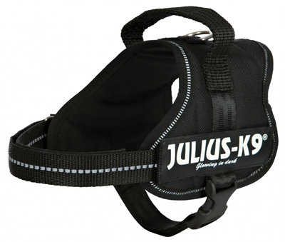 JULIUS K9 POWER-HARNAS / TUIG VOOR LABELS ZWART MINIMINI/40-53 CM