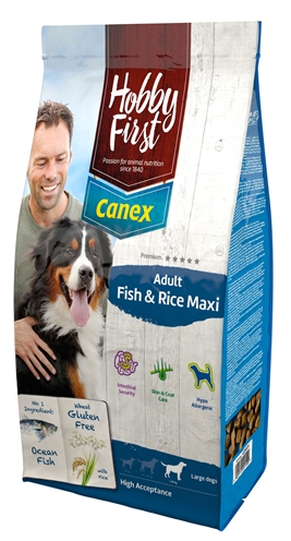 HOBBYFIRST CANEX ADULT FISH & RICE MAXI 12 KG