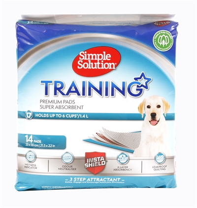 SIMPLE SOLUTION PUPPY TRAINING PADS 14 ST 54X57 CM