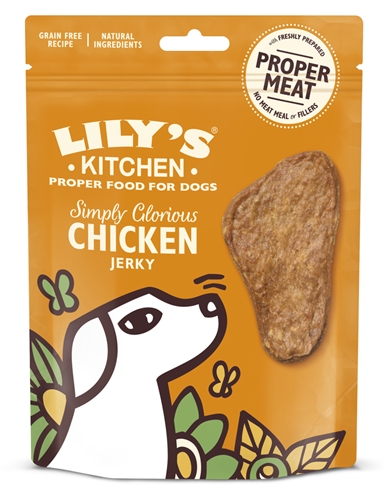 LILY'S KITCHEN DOG SIMPLY GLORIOUS CHICKEN JERKY 70 GR