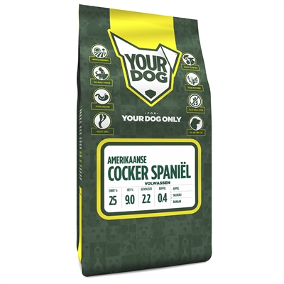 YOURDOG AMERIKAANSE COCKER SPANIËL VOLWASSEN 3 KG