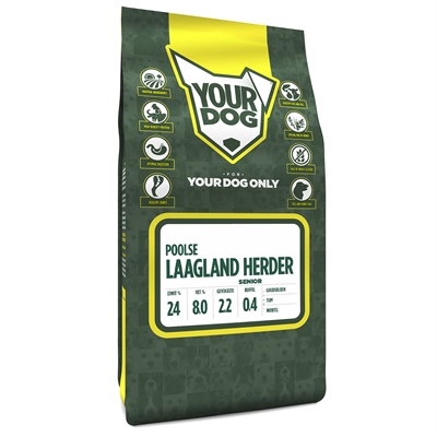 YOURDOG POOLSE LAAGLAND HERDER SENIOR 3 KG