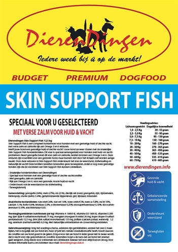 BUDGET PREMIUM DOGFOOD SKIN SUPPORT FISH 12