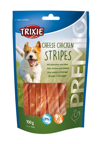 TRIXIE PREMIO CHEESE CHICKEN STRIPES 100 GR