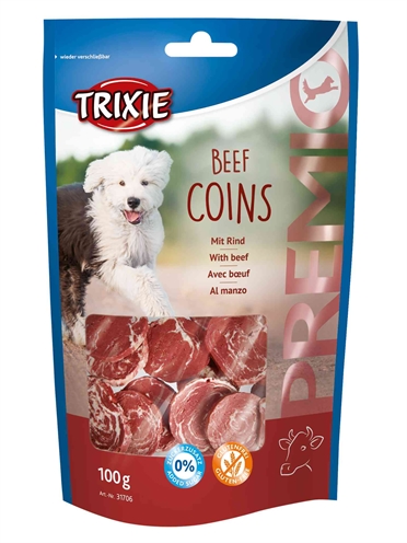 TRIXIE PREMIO BEEF COINS 100 GR