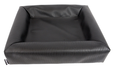 BIA BED HONDENMAND ORIGINAL CROCO ZWART BIA-6 100X80X15 CM