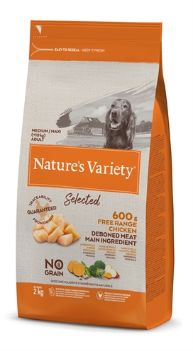 NATURES VARIETY SELECTED ADULT MEDIUM FREE RANGE CHICKEN 2 KG