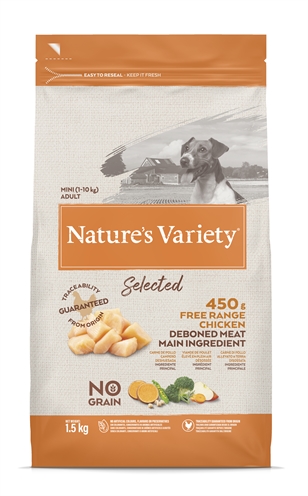 NATURES VARIETY SELECTED ADULT MINI FREE RANGE CHICKEN 1