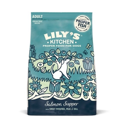 LILY'S KITCHEN SALMON SUPPER SALMON / SWEET POTATO / PEAS / DILL 1 KG