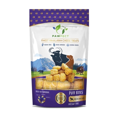 PAWFECT CHEW YAK KAAS PUFF BITES 70 GR