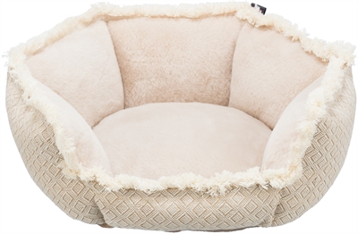 TRIXIE HONDENMAND BOHO HOEKIG BEIGE 50X50X18 CM