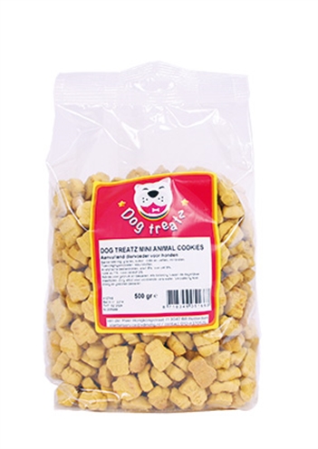 DOG TREATZ MINI ANIMAL COOKIES 500 GR