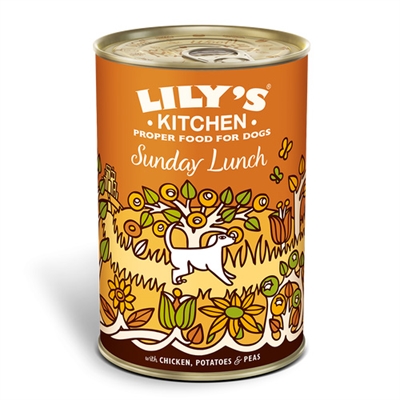 LILY'S KITCHEN DOG ADULT SUNDAY LUNCH 6X400 GR