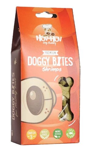 HOV-HOV PREMIUM DOGGY BITES GRAANVRIJ GARNAAL 100 GR