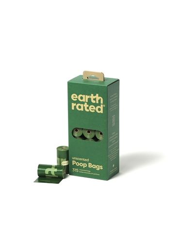 EARTH RATED POEPZAKJES GEURLOOS GERECYCLED 21X15 ST