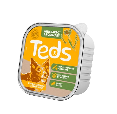 TEDS INSECT BASED ALL BREEDS ALU WORTEL / ROZEMARIJN 12X150 GR