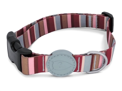 MORSO HALSBAND HOND GERECYCLED SKYLINE ROOD / ROZE 37-58X2