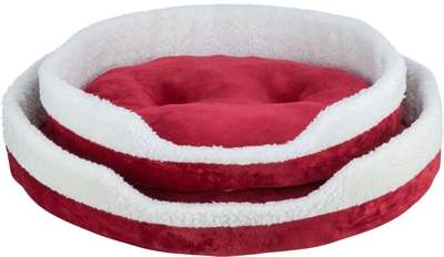 TRIXIE XMAS HONDENMAND NEVIO ROND ROOD / WIT 70X60 CM