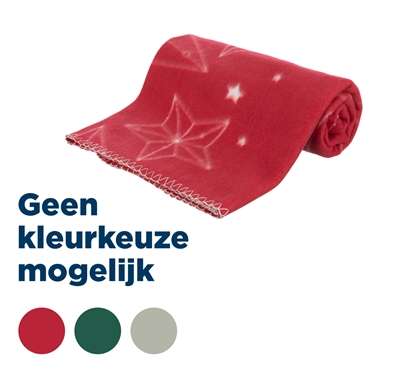 TRIXIE XMAS LUCIANO FLEECE DEKEN ASSORTI 150X100 CM