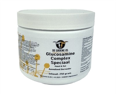 DE GROENE OS GLUCOSAMINE COMPLEX SPECIAAL HOND / KAT 250 GR