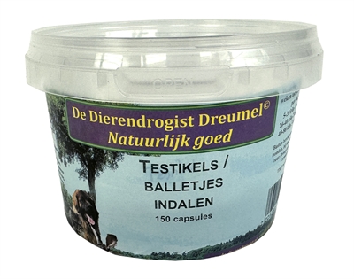 DIERENDROGIST TESTIKELS INDALEN CAPSULES 150 ST
