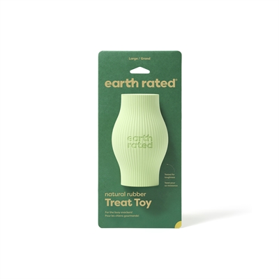 EARTH RATED TREAT TOY RUBBER 13X8
