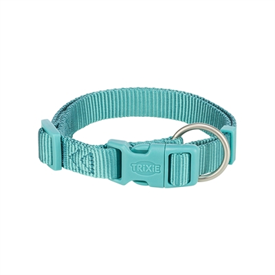 TRIXIE HALSBAND HOND PREMIUM AQUA BLAUW 15-25X1 CM