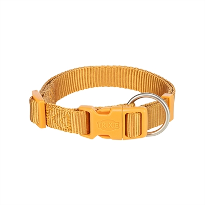 TRIXIE HALSBAND HOND PREMIUM CURRY GEEL 15-25X1 CM