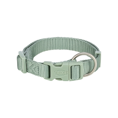 TRIXIE HALSBAND HOND PREMIUM SALIE GROEN 15-25X1 CM