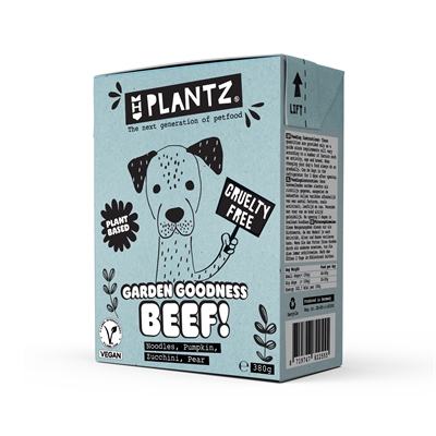 HENART PLANTZ GARDEN GOODNESS BEEF-LIKE CHUNKS TETRA PAK 380 GR