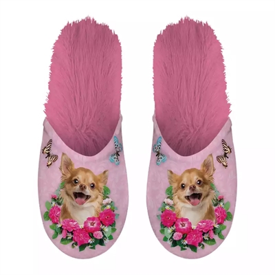 PANTOFFEL CHIHUAHUA ROZE MAAT 39-42