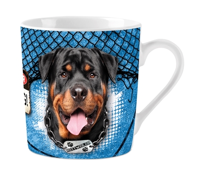 PLENTY GIFTS MOK ROTTWEILER BLAUW 240 ML 7