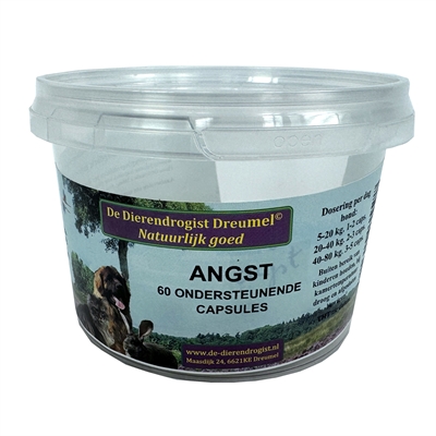 DIERENDROGIST BIJ ANGST CAPSULES 60 ST