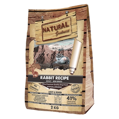 NATURAL GREATNESS RABBIT SENIOR / LIGHT MINI 2 KG