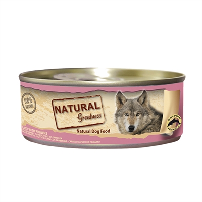 NATURAL GREATNESS TUNA FILET / PRAWNS 156 GR