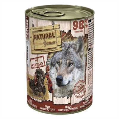 NATURAL GREATNESS MONOPROTEIN TURKEY RECIPE 170 GR