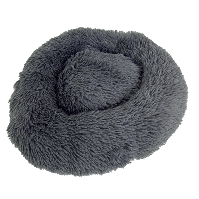 SAZZZ HONDENMAND FLUFFY ANTRACIET GRIJS 52X52X13 CM