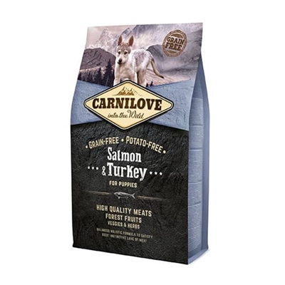 CARNILOVE SALMON / TURKEY PUPPIES 4 KG