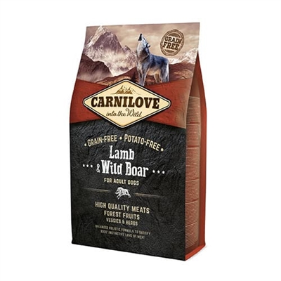 CARNILOVE LAMB / WILD BOAR ADULT 4 KG