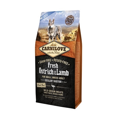 CARNILOVE FRESH OSTRICH / LAMB SMALL BREED 6 KG