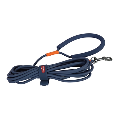 ZOLUX BVK SLEEPLIJN ROND SILICONEN BLAUW 5 MTR X 0