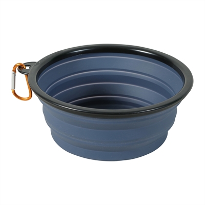 ZOLUX BVK VOERBAK OPVOUWBAAR SILICONEN BLAUW 16 CM 650 ML