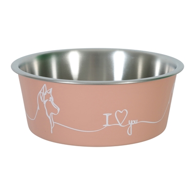 ZOLUX LOVE VOERBAK HOND ROZE 15 CM750 ML