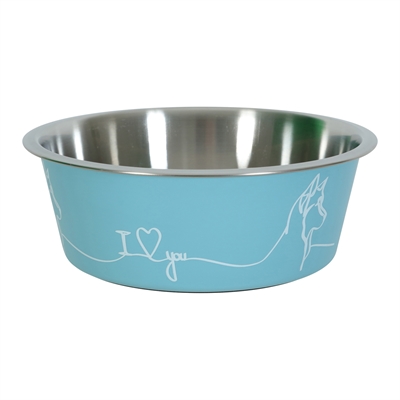 ZOLUX LOVE VOERBAK HOND BLAUW 17