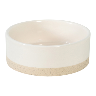 ZOLUX OLARIA VOERBAK KERAMIEK BEIGE 14 CM 450 ML