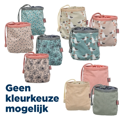 TRIXIE BELONINGSZAKJE SNACKZAKJE VELOURS ASSORTI 9X9X14 CM