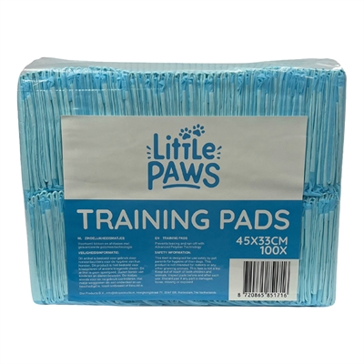 LITTLE PAWS TRAINING PADS 33X45 CM 100 ST