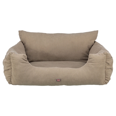 TRIXIE AUTOSTOEL DUBBEL TAUPE 80X60X35 CM