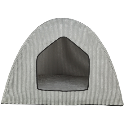 TRIXIE HONDENMAND TENT JONNA VITAL RIBSTOF LICHTGRIJS 75X55X55 CM