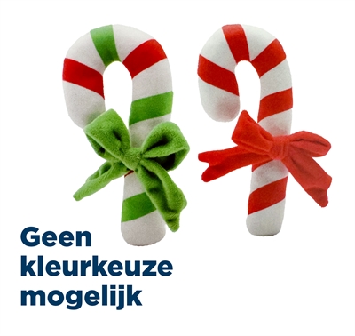 CROCI XMAS CANDY CANE PLUCHE ASSORTI 20 CM